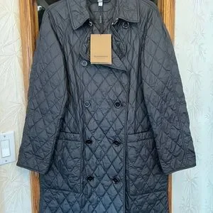 ダウンジャケット・コート BURBERRY TYTHING QUILTED COAT Burberry Tything Quilted Trench Coat - Bergdorf Goodman